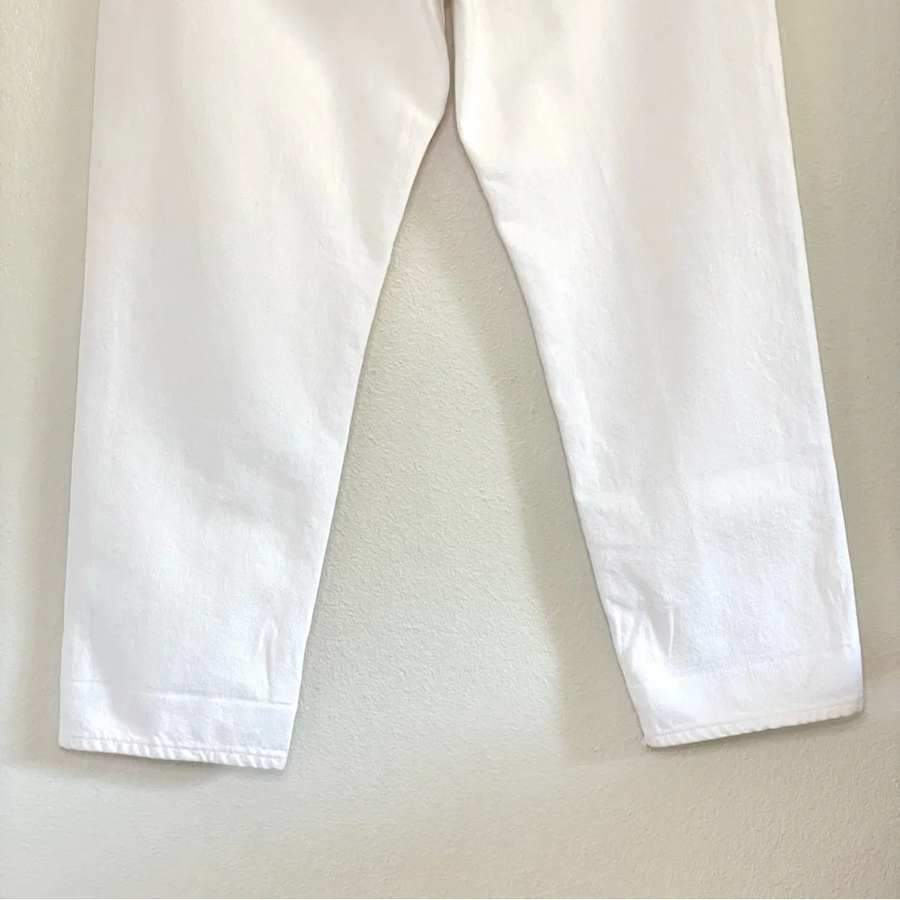 NWT J. Crew Slouchy Boyfriend Jean White 26 Petite